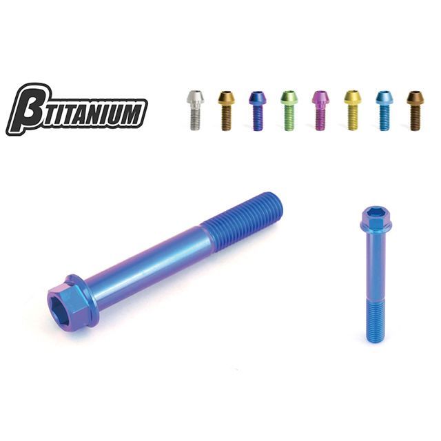 ベータチタニウム フロントキャリパーマウントボルトキット CBR250R 仕様 ローズピンク（陽極酸化あり） BT-FCH1-2-RP