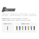 正規品／βTITANIUM フロントフォークピンチボルトキット 仕様：アイスブルー（陽極酸化あり） 頭部形状：テーパーキャップ BT-FPK6-4-TC-IB ベータチタニウム その他サスペンションパーツ バイク ZRX1200ダエグ 3