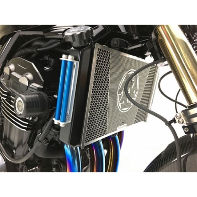 K-FACTORY ラジエターサイドカバー ブルー （Z900RS） 179IZFE001J Kファクトリー ラジエター関連パーツ バイク Z900RS