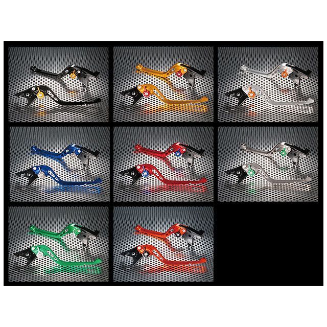 ユーカナヤ GPタイプ アルミ削り出しビレットレバー（レバーカラー：グリーン） Ninja400/ニンジャ400 カラー 調整アジャスター：ゴールド KA045-011-0507-02