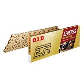 ●メーカー名：ディーアイディー / DID●商品名：レース専用チェーン 520ERS3 G＆G クリップジョイントタイプ●リンク数 118L●JANコード：4525516907859商品の保証は、メーカー保証書の内容に準じます。シリーズレース用チェーン ERシリーズチェーンサイズ520ERS3カラーゴールド/ゴールドジョイントタイプ【RJ：クリップタイプ】ペンチ及びプライヤーで取り付けが可能なジョイントご注意※ドライブチェーンはサイズが同じでも品番が異なると互換性は有りません。ジョイントは必ず同じ品番のものをご使用下さい。※掲載画像はイメージです。実際の商品とは色味や仕様が異なる場合がございます。メーカー車種年式型式・フレームNo.その他汎用※ご購入の際は、必ず車両のチェーンサイズ及び純正リンク数をお確かめください。※商品掲載時の適合情報です。年式が新しい車両については、必ずメーカーサイトにて適合をご確認ください。