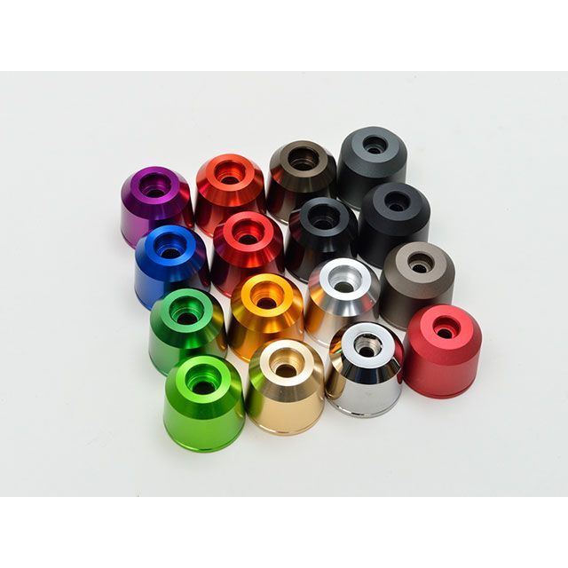 ポッシュフェイス ミドルウェイトバーエンドアウター M8 汎用 カラー メッキ ・032879-33-10