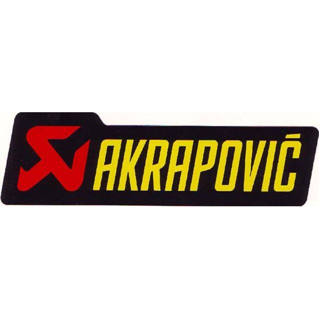 【正規品】AKRAPOVIC ステッカー 耐熱サイレンサーステッカー アクラポビッチ