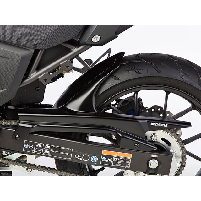 ボディースタイル リアハガー KAWASAKI Z1000 2007-2009 / Z750R 2011-2012 マットブラック Z1000 Z750R bds_6529266
