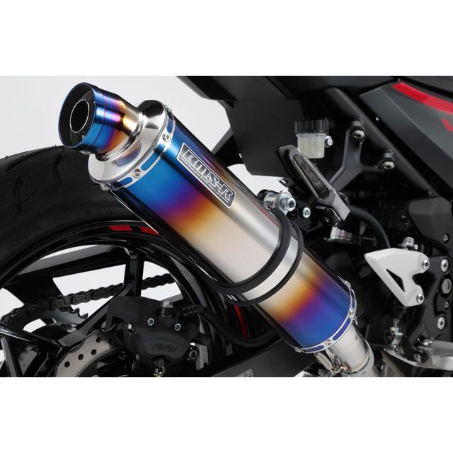 BMS R-EVO スリップオンマフラー ヒートチタン 政府認証 Ninja250 G430-53-P1J