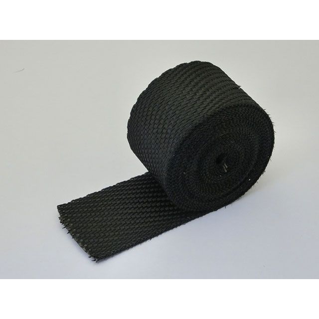 クリエイティブ・ファクトリー ポッシュ エキゾーストインシュレイティングバンテージ（ブラックチタニウム） 50mm×3m 汎用 ・800498-30