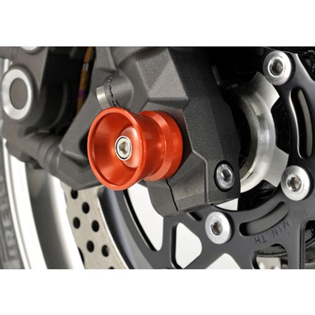 Other - アグラス フロントアクスルプロテクター ファンネルタイプ Z900RS 仕様 ジュラコン（R） カラー ホワイト 344-400-J0W