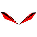 【メーカー直送】エムディーエフ XMAX グラフィックキット ストロボモデル レッドタイプ XMAX タイプ アンダーカバーパーツ MXMAX-D-RD-UN