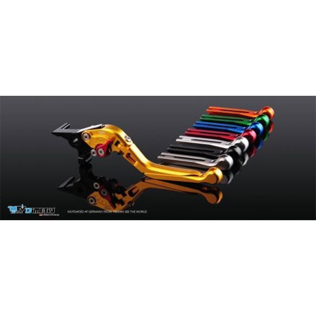 ディモーティブ TYPE3 アジャストレバー クラッチレバー 汎用 本体カラー ブルー エクステンションカラー シルバー DI-CLEL3-ABC-003-BS 2