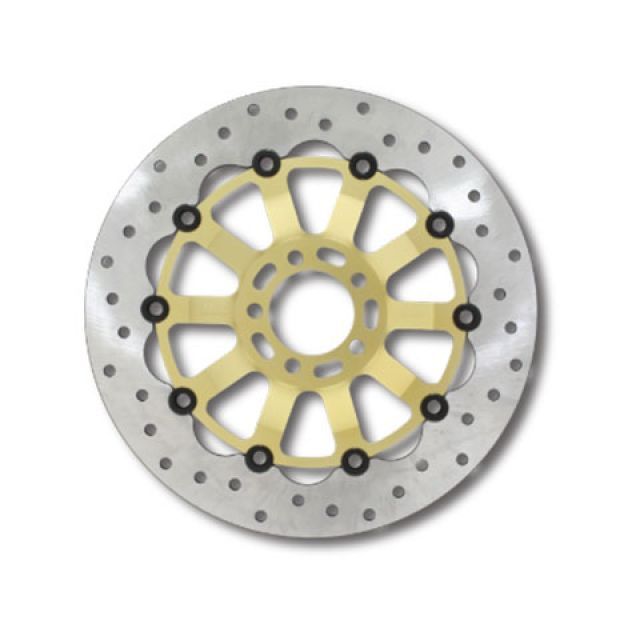 サンスター KC-206H カスタムタイプ ディスクローター 左右共用（ゴールド） KC-206H