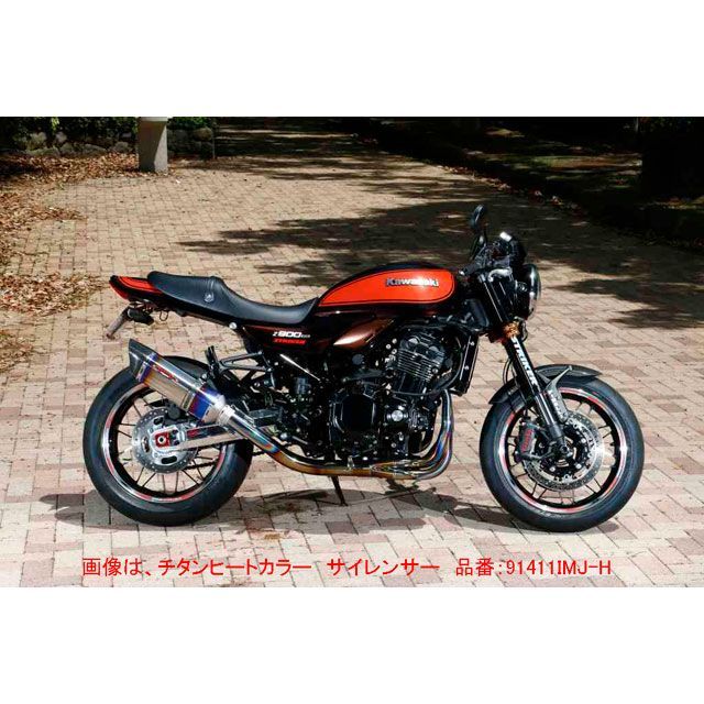 STRIKER INTER MODEL SCフルエキゾースト OFF-TypeB JMCA サイレンサー：チタンヒートカラー 91411IMJ-H ストライカー マフラー本体 バイク Z900RS