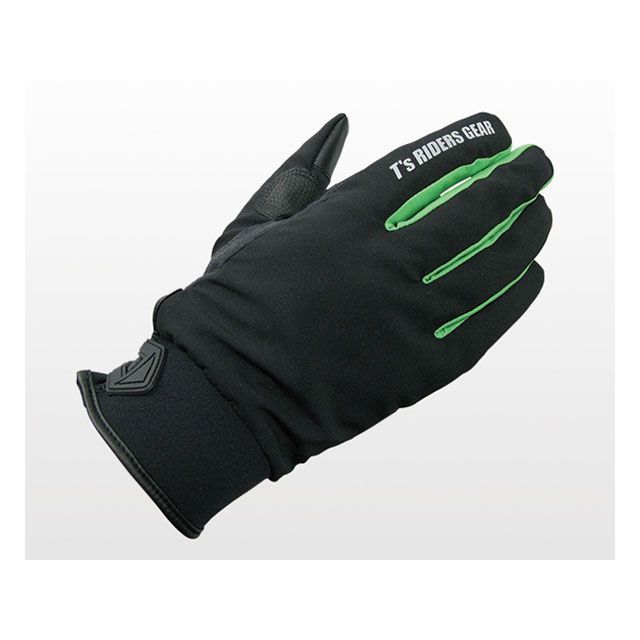 ティーズ TSG-42C レインストレッチグローブ（ブラック/グリーン） サイズ XXL TSG-42C