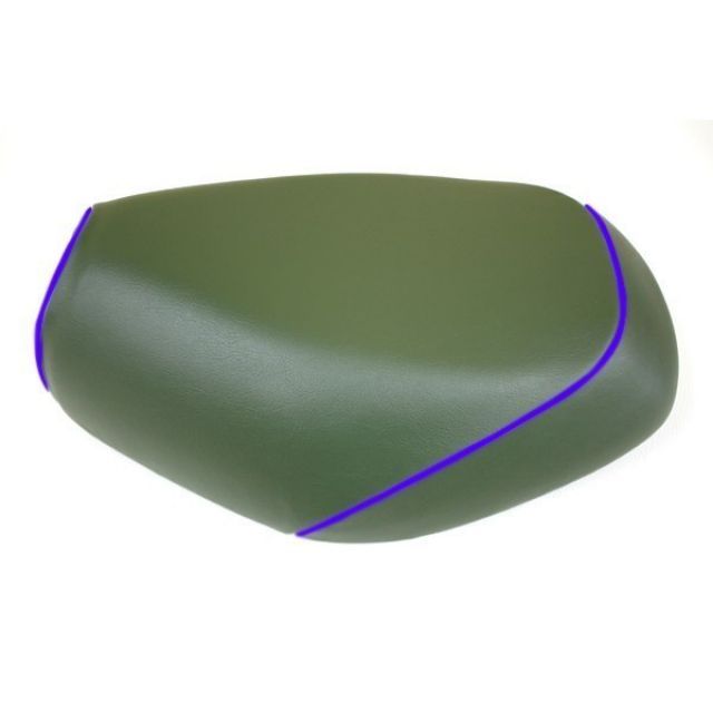 グロンドマン ジョルノ（AF70） 国産シートカバー ダークグリーン ジョルノ タイプ 被せ 仕様 青パイピング GR5570HC300P50