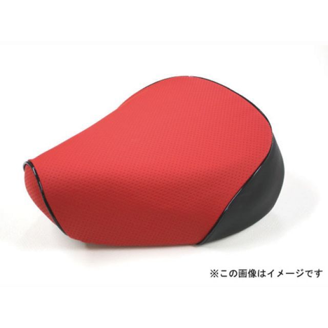 グロンドマン タクト 国産シートカバー エンボスレッド タクト タイプ 被せ 仕様 黒パイピング 型式 AF24 GR25HC270P10