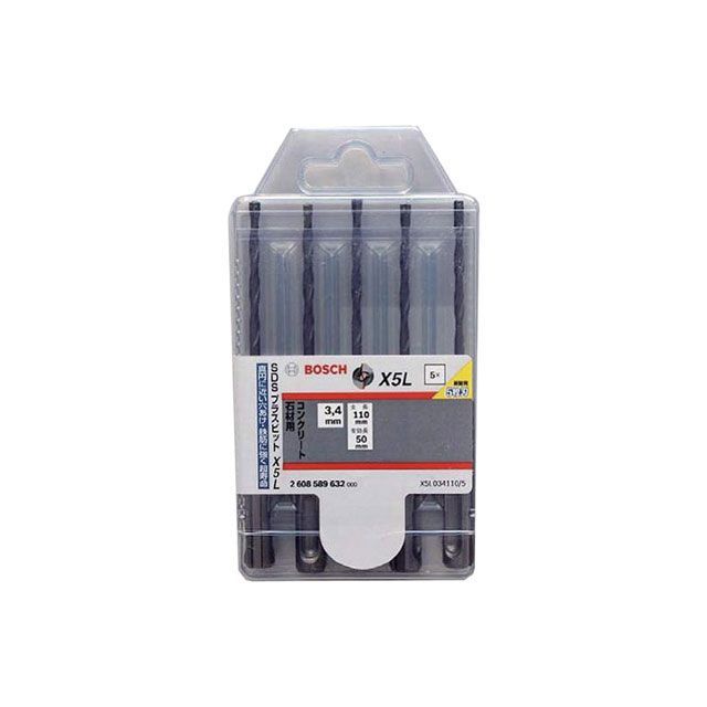 ボッシュ X5L034110/5 SDSプラス X5L 3.4X110 5本入り X5L034110/5
