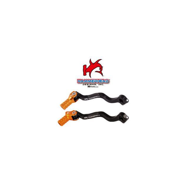 ハンマーヘッド CNCシフトペダル Husqvarna TC85 2014-2017 TC85 ディップタイプ ラバー オフセット プラス15mm ディップカラー ブルー 01-0562