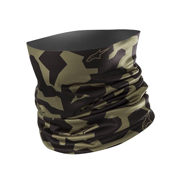 アルパインスターズ カモ ネック チューブ（ミリタリーグリーン/ブラック）