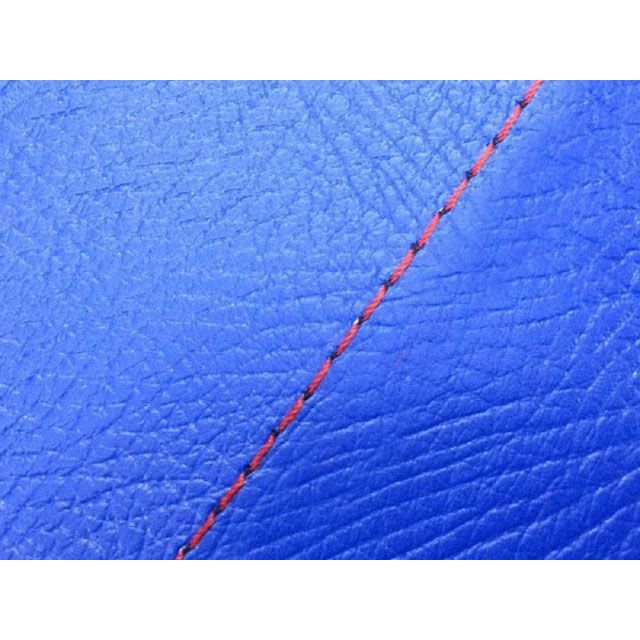 グロンドマン ディオ 国産シートカバー 青 ディオ タイプ 張替 仕様 赤ステッチ 型式 AF62 GH19HC50S40