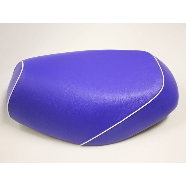 グロンドマン ディオ 国産シートカバー 青 ディオ タイプ 張替 仕様 白パイピング 型式 AF62 GH19HC50P20