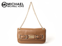 マイケル マイケルコース バッグ MICHAEL MICHAEL KORS 35H0GHML1L LUGGAGE HAMILTON ロゴプレート付き ブラウン系レザー チェーン ショルダーバッグ