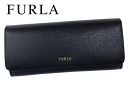 フルラ 革長財布 レディース フルラ 長財布 FURLA PS81CL0 BX0306 O6000 CLASSIC NERO 立体ロゴ付き ブラックレザー ロング ウォレット フラップ 長財布