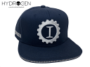 ハイドロゲン キャップ HYDROGEN LG3000 BLUE NAVY GARAGE ITALIA CUSTOMS CAP ホワイト刺繍ロゴ入り ガレージ イタリア カスタム ブルーネイビー コットン ベースボール キャップ 野球帽子