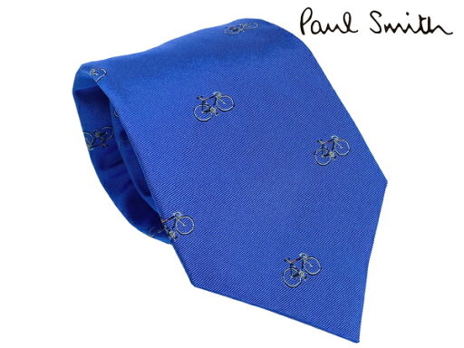 ポールスミス ネクタイ Paul Smith M1A 0TIE K41274 MEN TIE BICYCLES ブルー系地 バイシクル柄 シルク ジャガード織り ネクタイ ポールスミス ネクタイ Paul Smith M1A 0TIE K41274 MEN TIE BICYCLES ブルー系地 バイシクル柄 シルク ジャガード織り ネクタイ