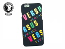 ベルサス ヴェルサーチ アイフォン6Sカバー VERSUS VERSACE FPL0010E FPLA FMU2 NERO MULTICOLOR ストライプ マルチカラー ロゴ入り ブラック アイフォン6 iPhone6S 保護カバー アイホン6 ケース ベルサーチ