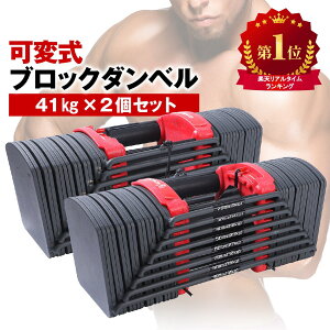 可変式ダンベル 40kg 2個セット ブロックダンベル 可変式 ダンベル 40Kg ダンベル 可変式 アジャスタブルダンベル 可変ダンベル 筋トレ グッズ ダンベルセット だんべる 自宅 トレーニング ホームジム 筋トレ 4WD 90ポンド 27段階調整 【レビュー特典有】