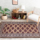 【本場イラン産】127×230cm ペルシャ絨毯 ラグサイズL(送料無料 手織り 天然染料 かわいい おしゃれ 絨毯 ラグ ウール100% ペルシャ)◆POP ポップ(3)