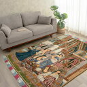 【本場イラン産】150×193cm ペルシャ絨毯 ラグサイズM(送料無料 手織り 天然染料 かわいい おしゃれ 絨毯 ラグ ウール100% ペルシャ)◆MARY...