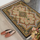 【本場イラン産】80×122cm ペルシャ絨毯 玄関サイズL(送料無料 手織り 天然染料 かわいい おしゃれ 絨毯 ラグ シルク100% ペルシャ)◆NIEBES ニエベス