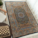 【本場イラン産】134×205cm ペルシャ絨毯 ラグサイズM(送料無料 手織り 天然染料 かわいい おしゃれ 絨毯 ラグ ウール100% ペルシャ)◆NICK...