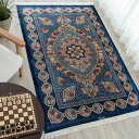 【本場イラン産】134×196cm ペルシャ絨毯 ラグサイズM(送料無料 手織り 天然染料 かわいい おしゃれ 絨毯 ラグ ウール100% ペルシャ)◆SAGE...
