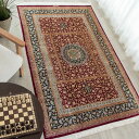 【本場イラン産】130×202cm ペルシャ絨毯 ラグサイズM(送料無料 手織り 天然染料 かわいい おしゃれ 絨毯 ラグ ウール100% ペルシャ)◆DOLY...