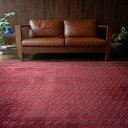 【アフガン手織り絨毯】200×300cm バルーチ産(送料無料 手織り 天然 かわいい おしゃれ 北欧 おうち時間 床暖房対応 人気 マット 絨毯 ラグ)
