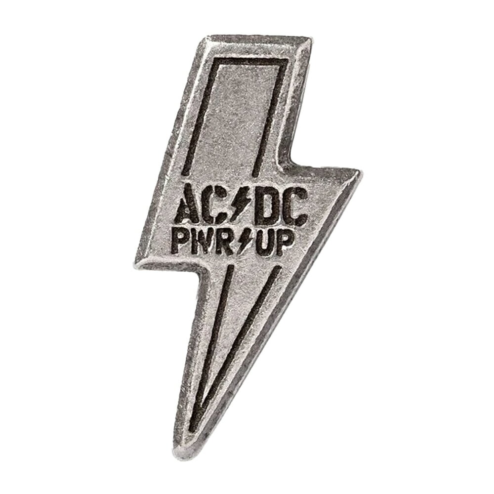 (エーシー・ディーシー) AC/DC オフィシャル商品 PWR-UP バッジ 【海外通販】