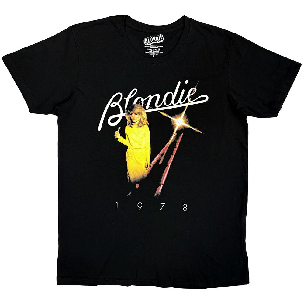 (ブロンディ) Blondie オフィシャル商品 ユニセックス Yellow Dress 1978 Tシャツ 半袖 トップス 【海外通販】