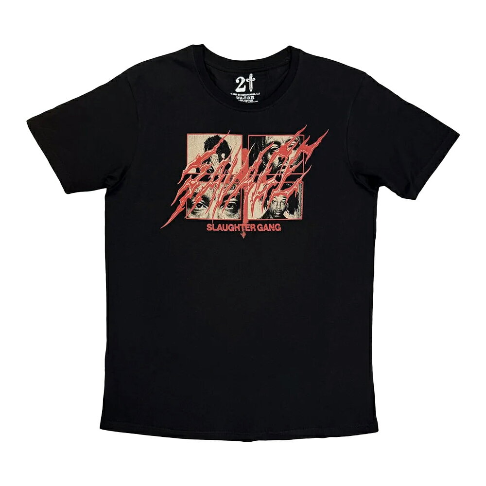 (トゥエニーワン・サヴェージ) 21 Savage オフィシャル商品 ユニセックス Slaughter Gang Tシャツ 半袖 トップス 【海外通販】