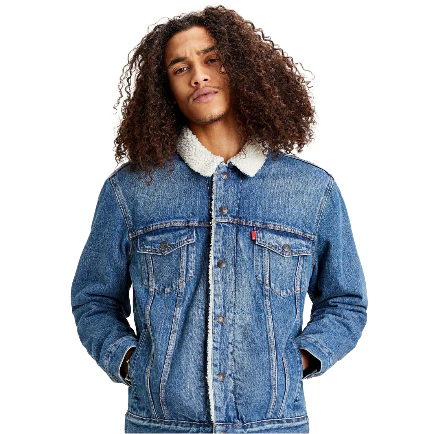 (リーバイス) Levis メンズ シェルパ Type III トラッカージャケット デニムジャケット Gジャン 【海外通販】