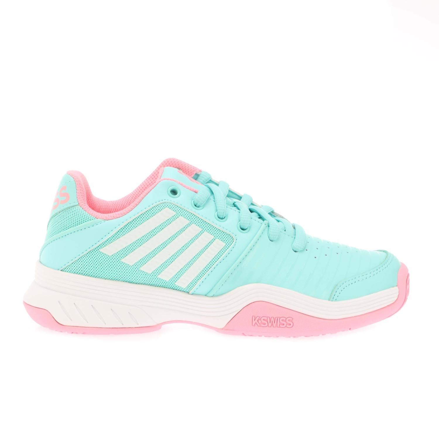 (ケースイス) K-Swiss キッズ・子供 Court Express Omni スニーカー レザー テニスシューズ 子供靴 カジュアル シューズ 【海外通販】