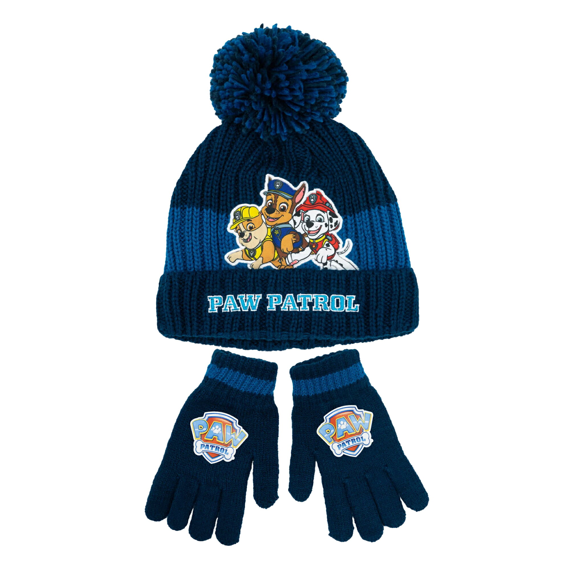 Gloves - (パウ・パトロール) Paw Patrol オフィシャル商品 キッズ・子供 ボーイズ ニット帽 ポーズ 手袋 セット 【海外通販】