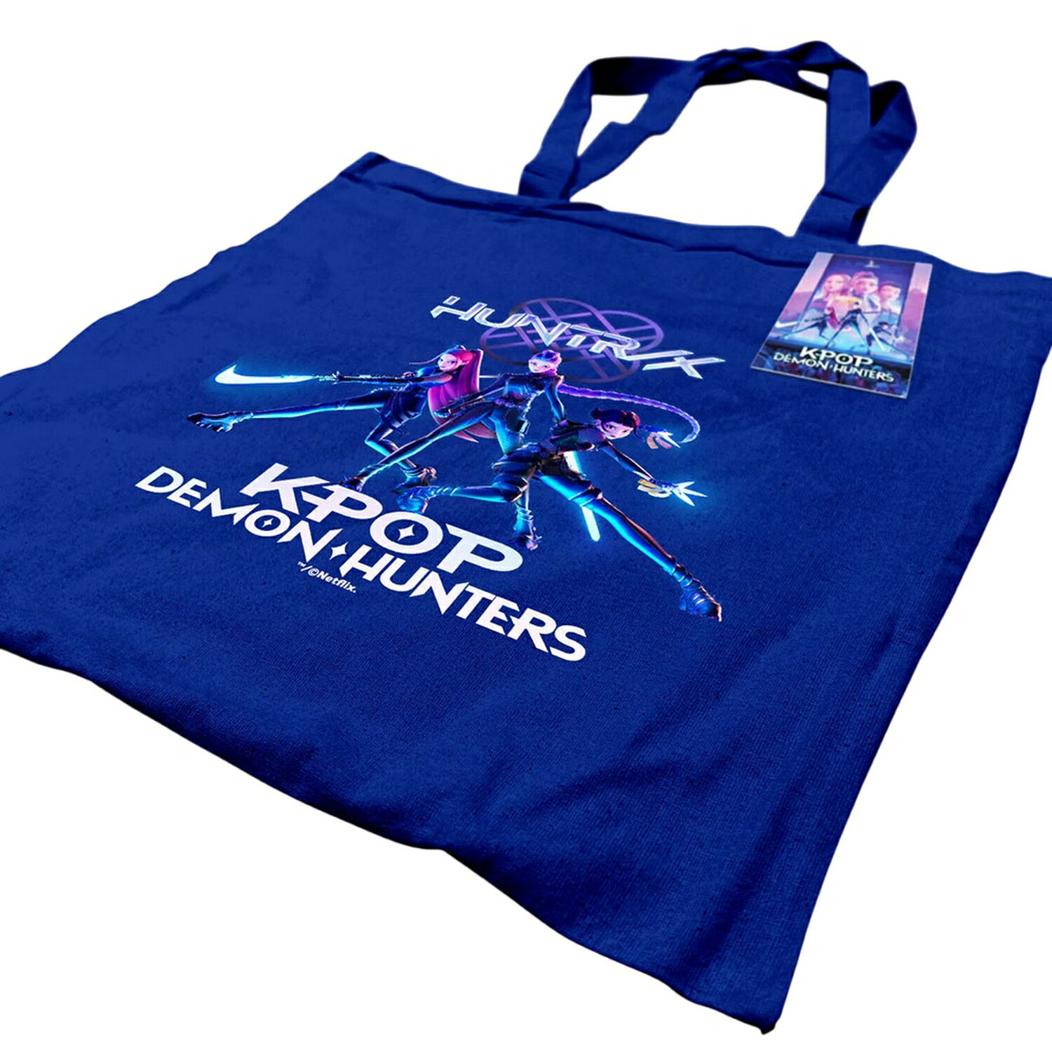 (KPOPガールズ! デーモン・ハンターズ) K-Pop Demon Hunters オフィシャル商品 キャンバス トートバッグ エコバッグ 布バッグ 【海外通販】