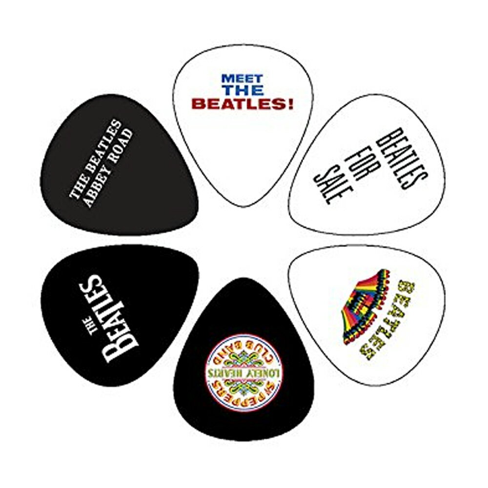 (ビートルズ) The Beatles オフィシャル商品 Album Covers 1 ギター ピック プレクトラム (6個組) 【海外通販】
