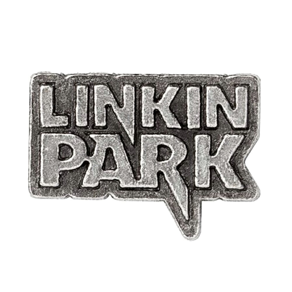 (リンキン・パーク) Linkin Park オフィシャル商品 ロゴ レタリング バッジ 【海外通販】