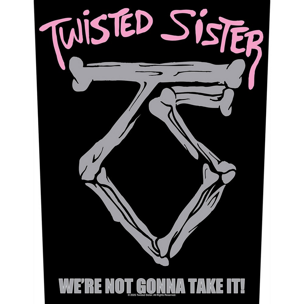 (トゥイステッド・シスター) Twisted Sister オフィシャル商品 We're Not Gonna Take It ワッペン パッチ 【海外通販】