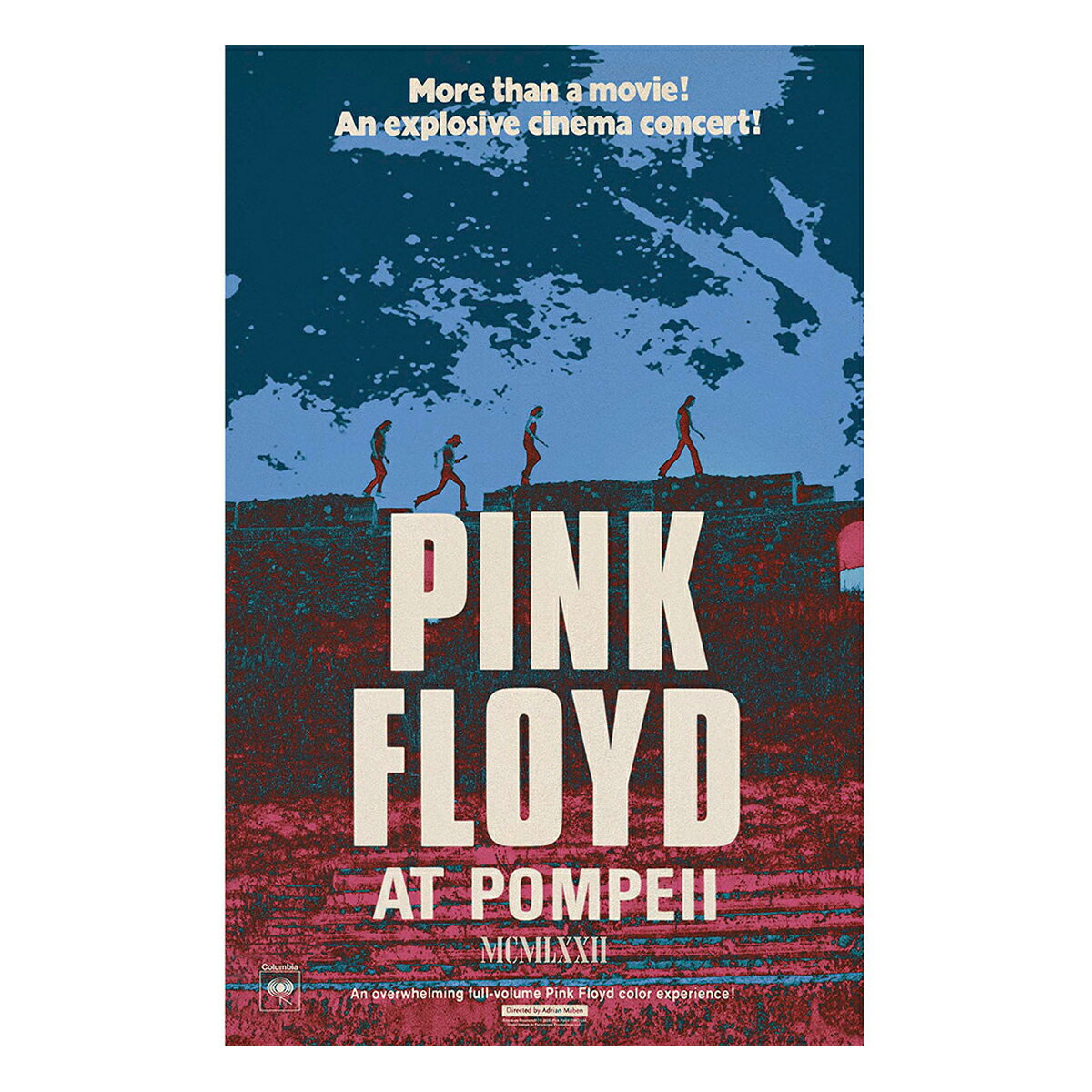 (ピンク・フロイド) Pink Floyd オフィシャル商品 Live In Pompeii テキスタイルポスター 布製 ポスター 【海外通販】