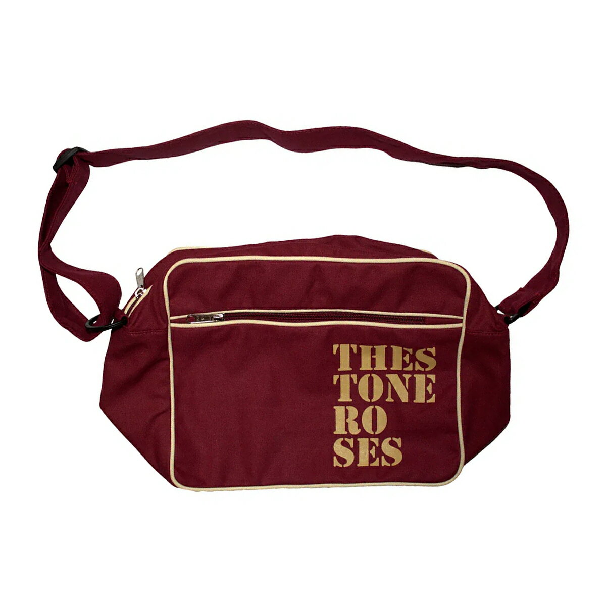 Rakuten - (ザ・ストーン・ローゼズ) The Stone Roses オフィシャル商品 ステンシル ロゴ ショルダーバッグ かばん 【海外通販】