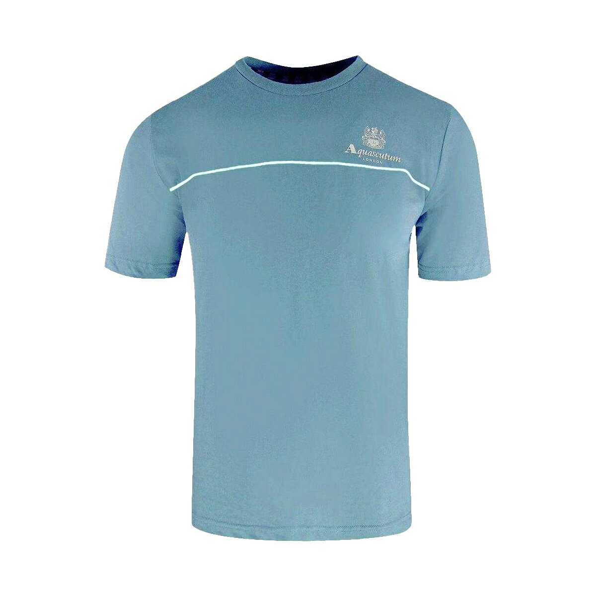 (アクアスキュータム) Aquascutum メンズ Active パイピングディテール 半袖 Tシャツ トップス 【海外通販】