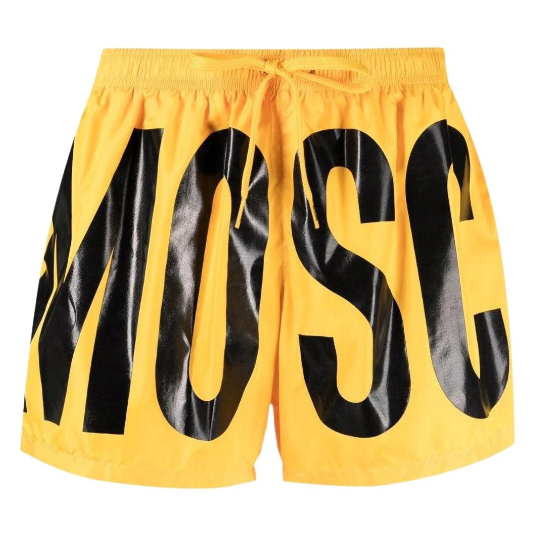 (モスキーノ) Moschino メンズ ビッグロゴ スイムパンツ スイムショーツ 水着 海パン 【海外通販】